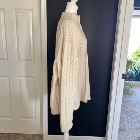 Daniel Cremieux 100% Cashmere Quarter Zip Sweater in Beige
size XXL - Picture 5 of 12